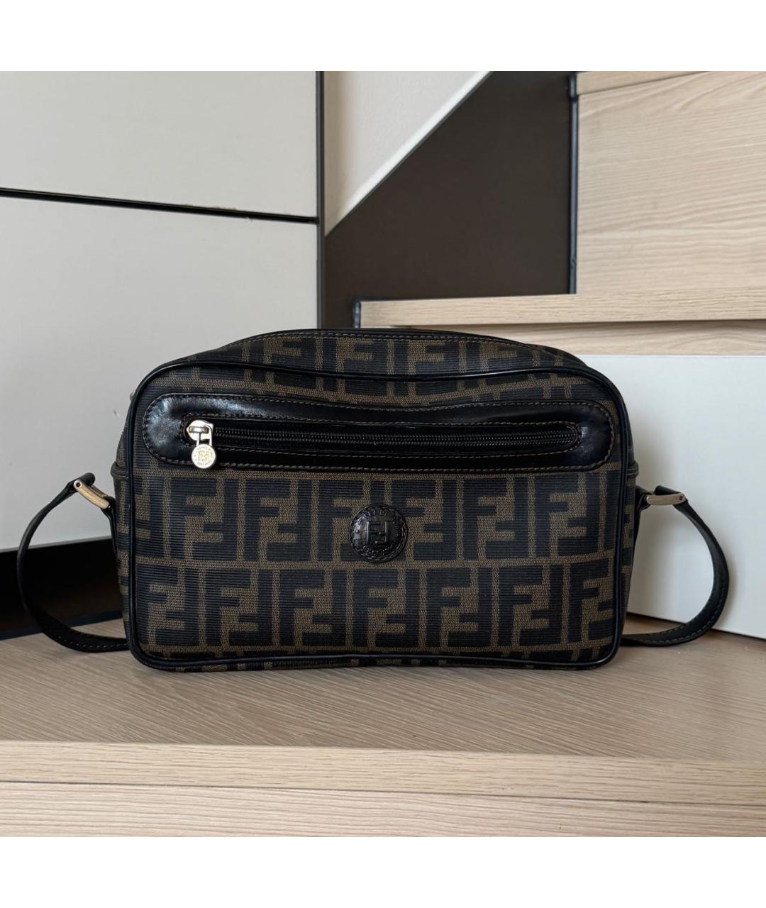 FENDI Коричневая сумка на плечо, фото 9