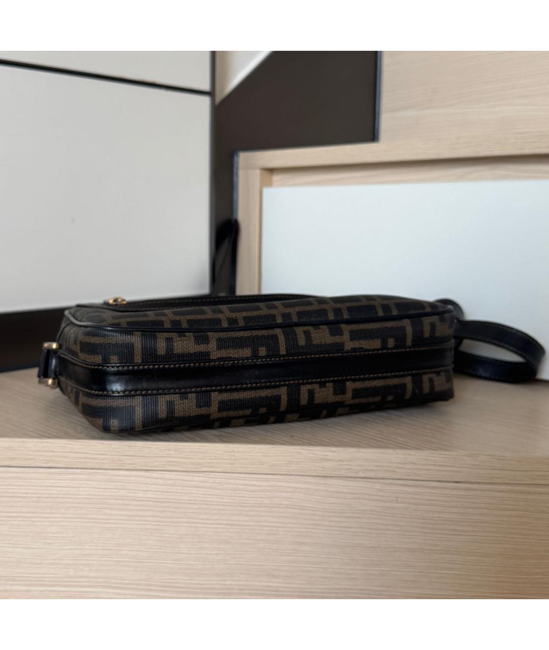 FENDI Коричневая сумка на плечо, фото 5