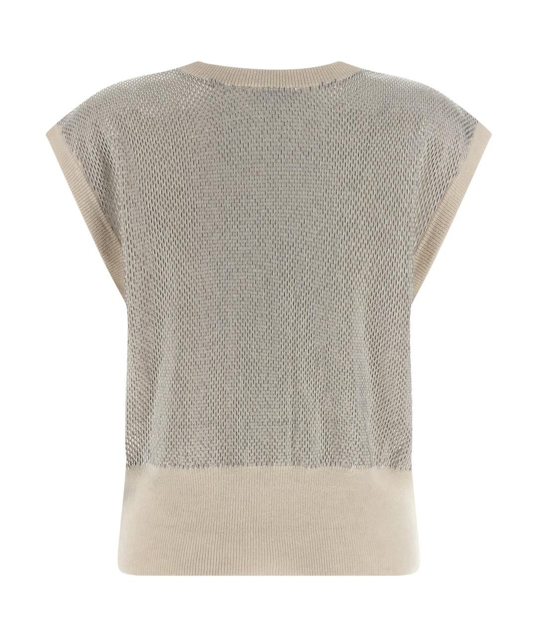 HAIKURE Бежевая шерстяная жилетка, фото 2