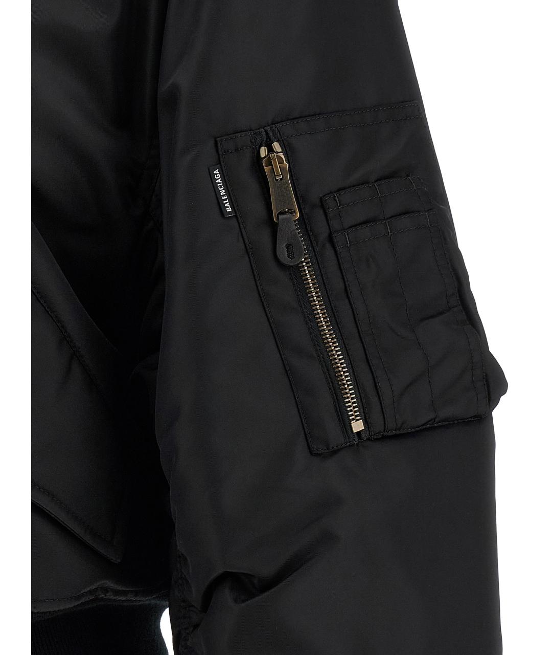 BALENCIAGA Черная куртка, фото 4