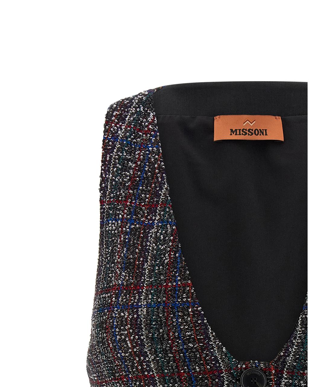 MISSONI Мульти вискозная жилетка, фото 3