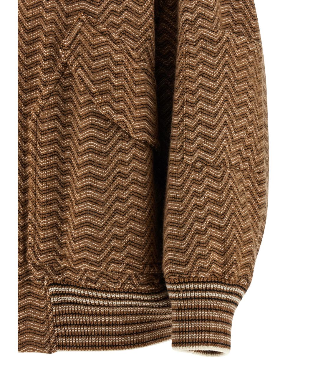 MISSONI Коричневая шерстяная куртка, фото 4