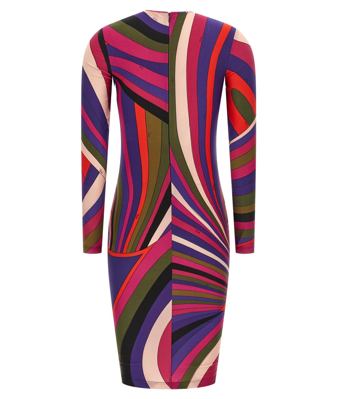 EMILIO PUCCI Мульти синтетическое вечернее платье, фото 2
