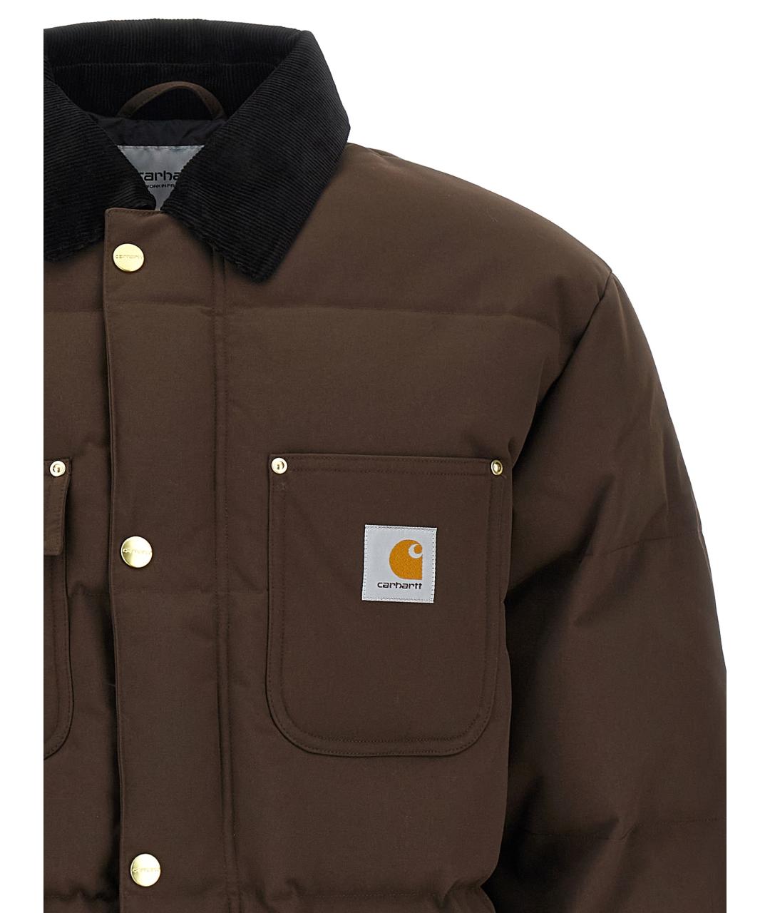 CARHARTT WIP Коричневая полиамидовая куртка, фото 3