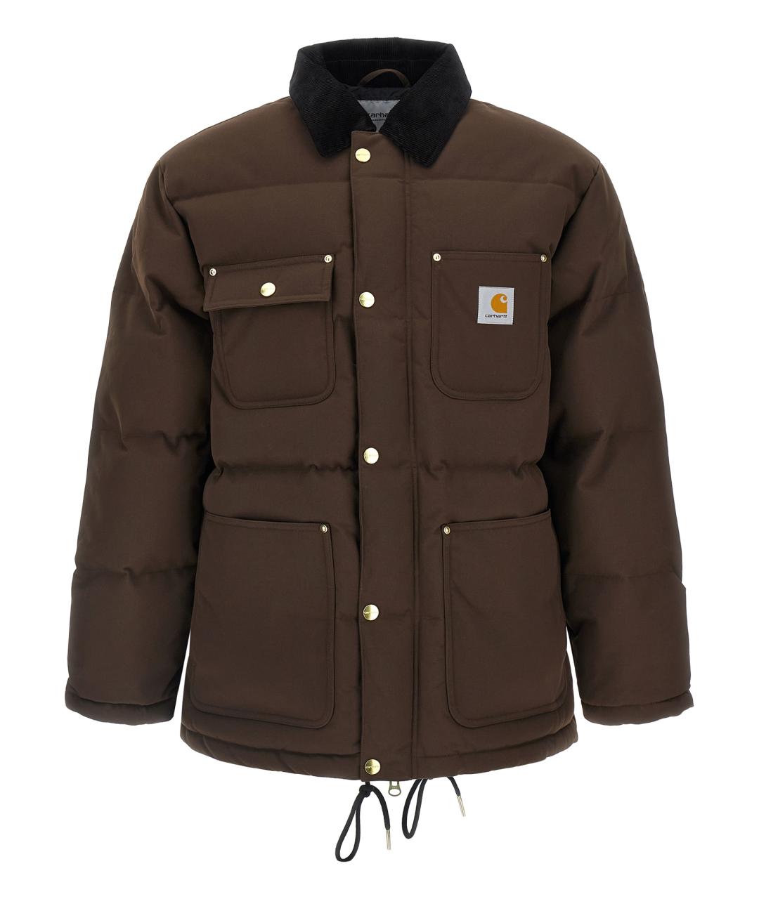 CARHARTT WIP Коричневая полиамидовая куртка, фото 1