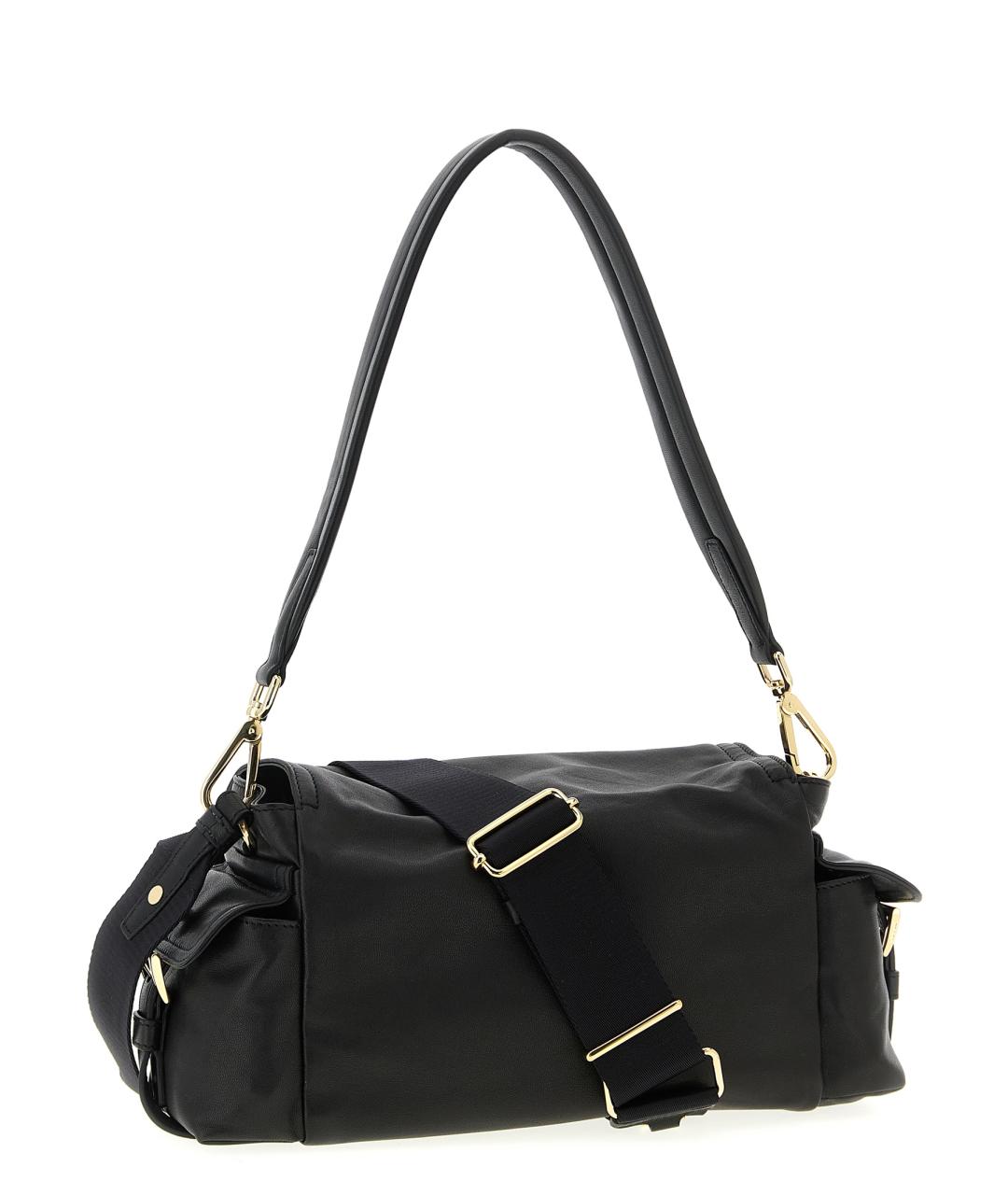 PRADA Черная кожаная сумка с короткими ручками, фото 2