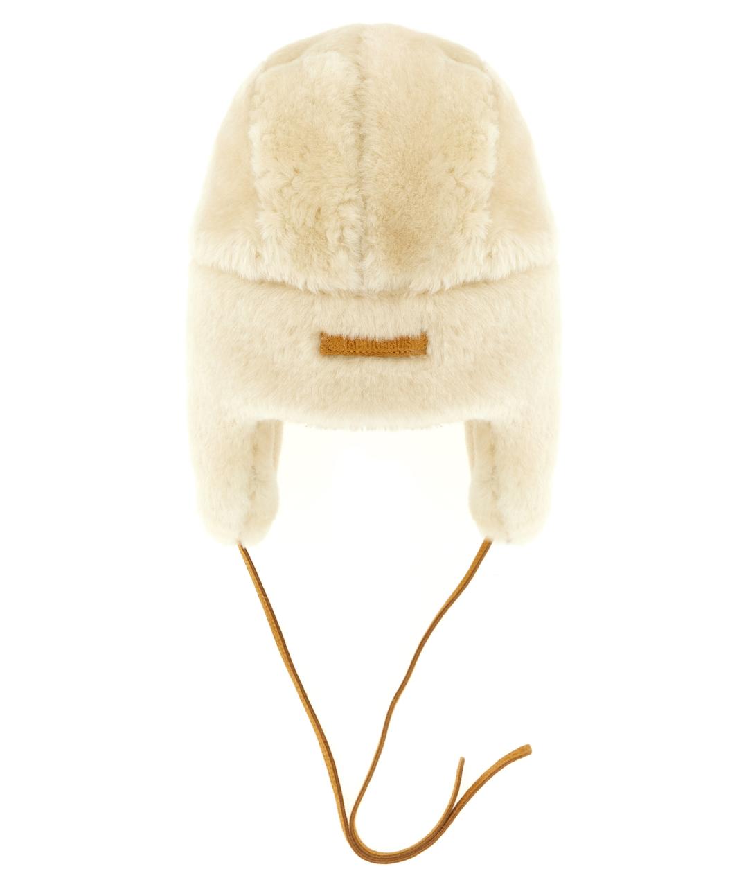 JACQUEMUS Бежевая шапка, фото 3