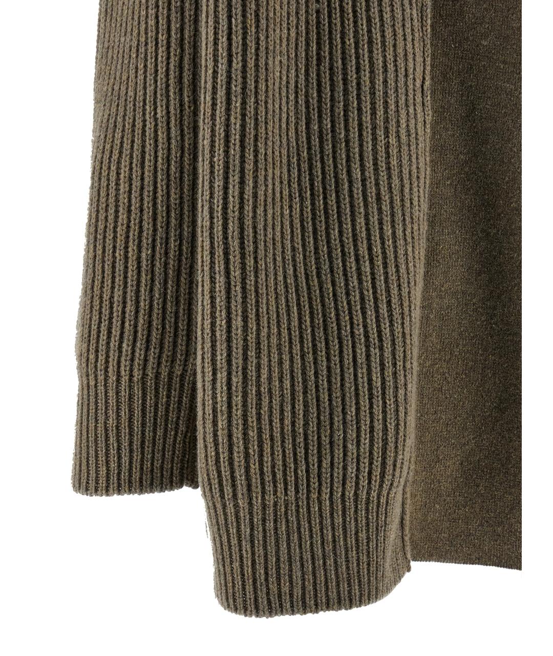 MM6 MAISON MARGIELA Бежевый шерстяной кардиган, фото 5