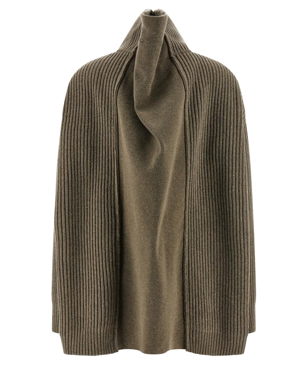 MM6 MAISON MARGIELA Бежевый шерстяной кардиган, фото 3