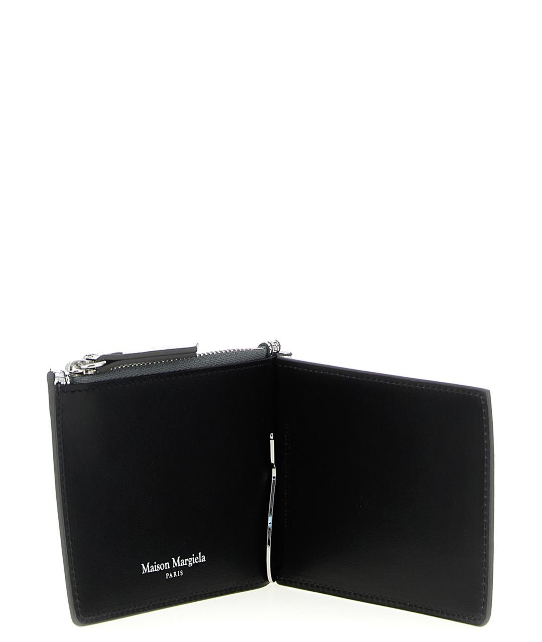 MAISON MARGIELA Серебрянный кожаный кошелек, фото 3
