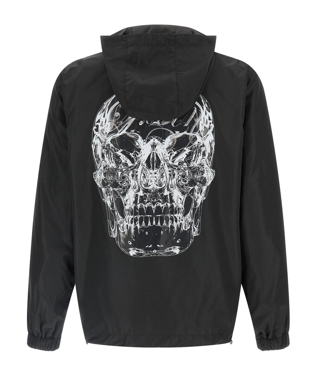 PHILIPP PLEIN Черная полиэстеровая куртка, фото 2