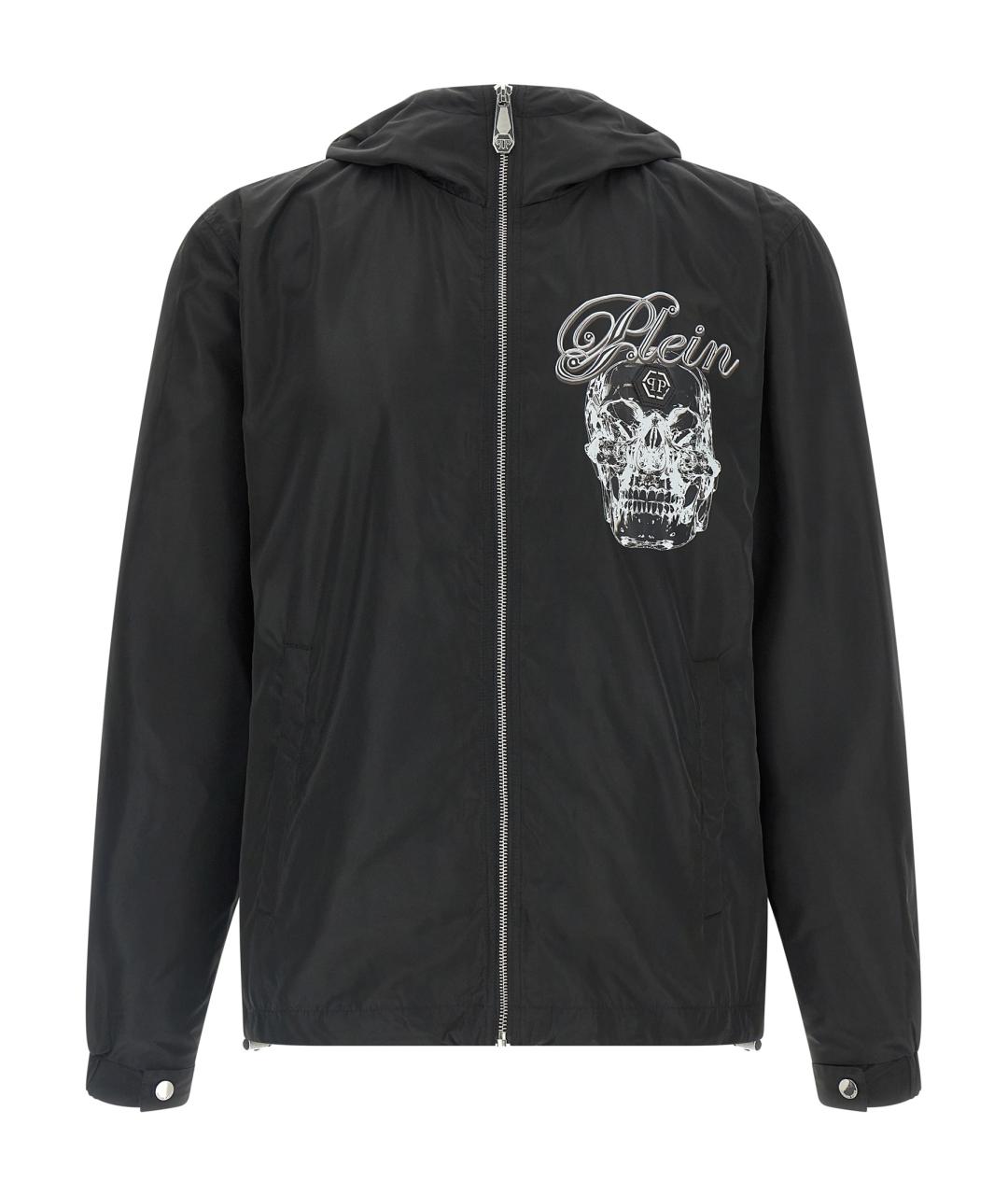 PHILIPP PLEIN Черная полиэстеровая куртка, фото 1