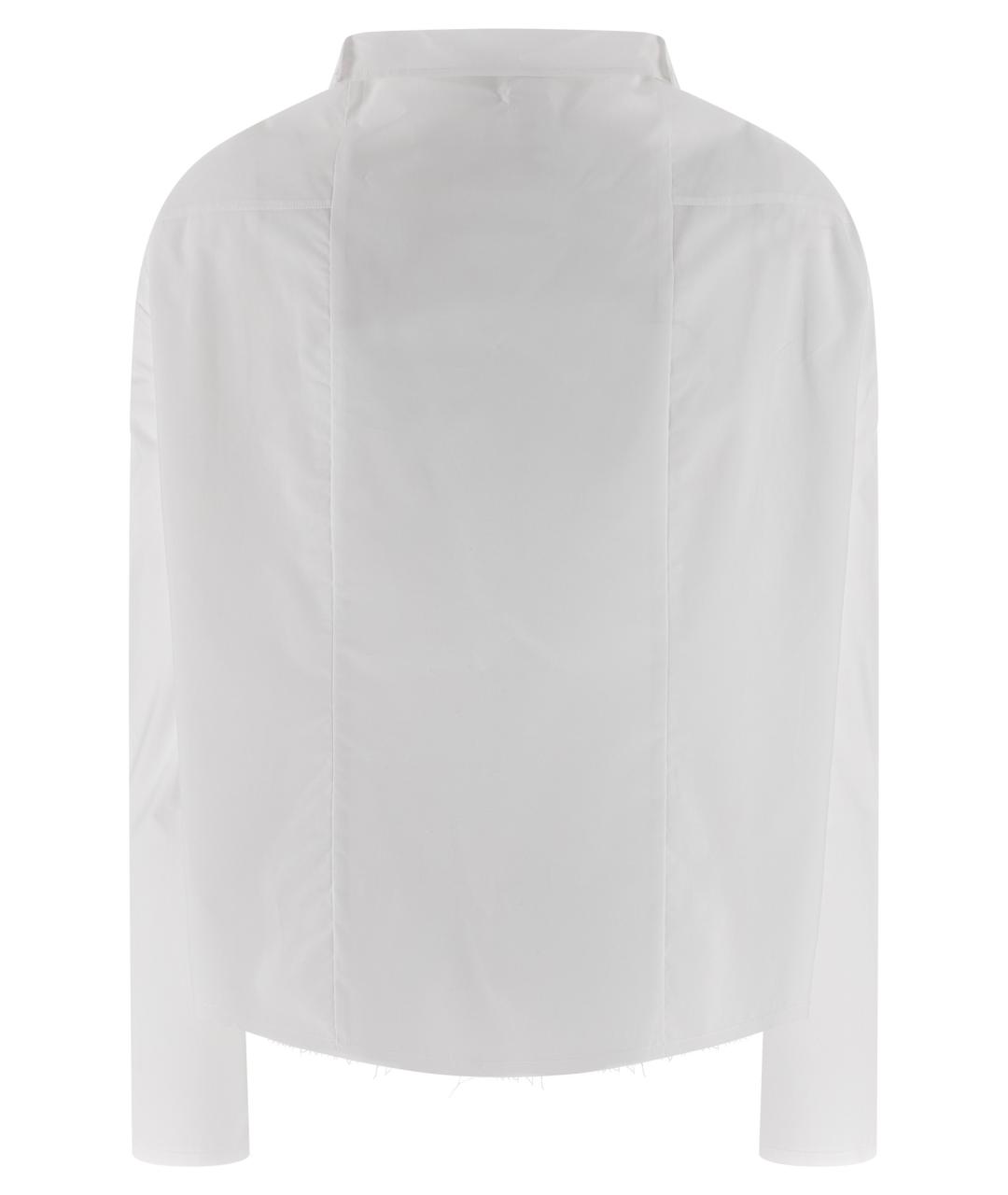 MM6 MAISON MARGIELA Белая хлопковая рубашка, фото 2