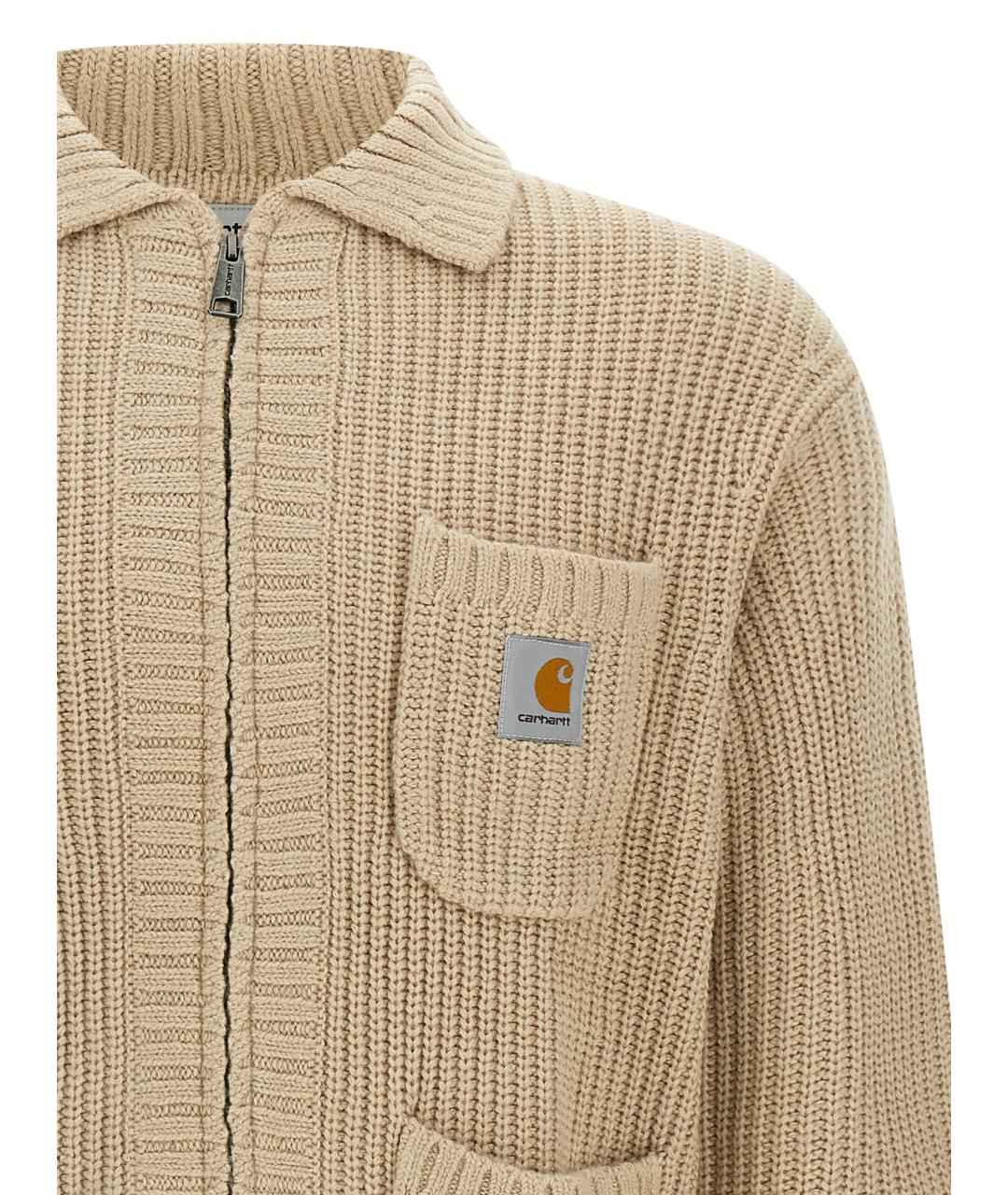 CARHARTT WIP Бежевый синтетический джемпер / свитер, фото 3