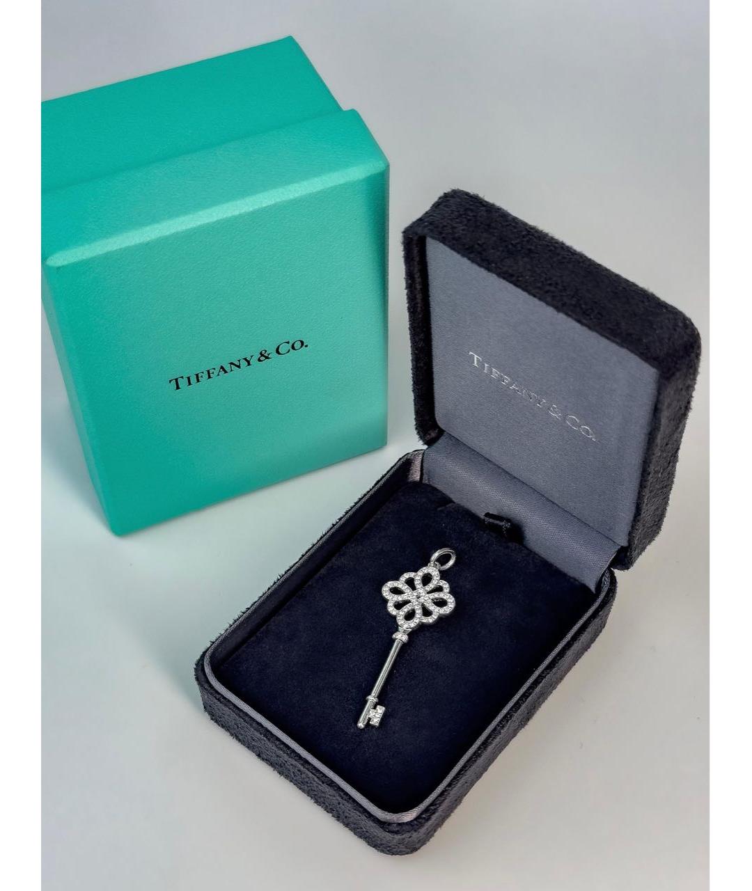 TIFFANY&CO Белый кулон из белого золота, фото 2