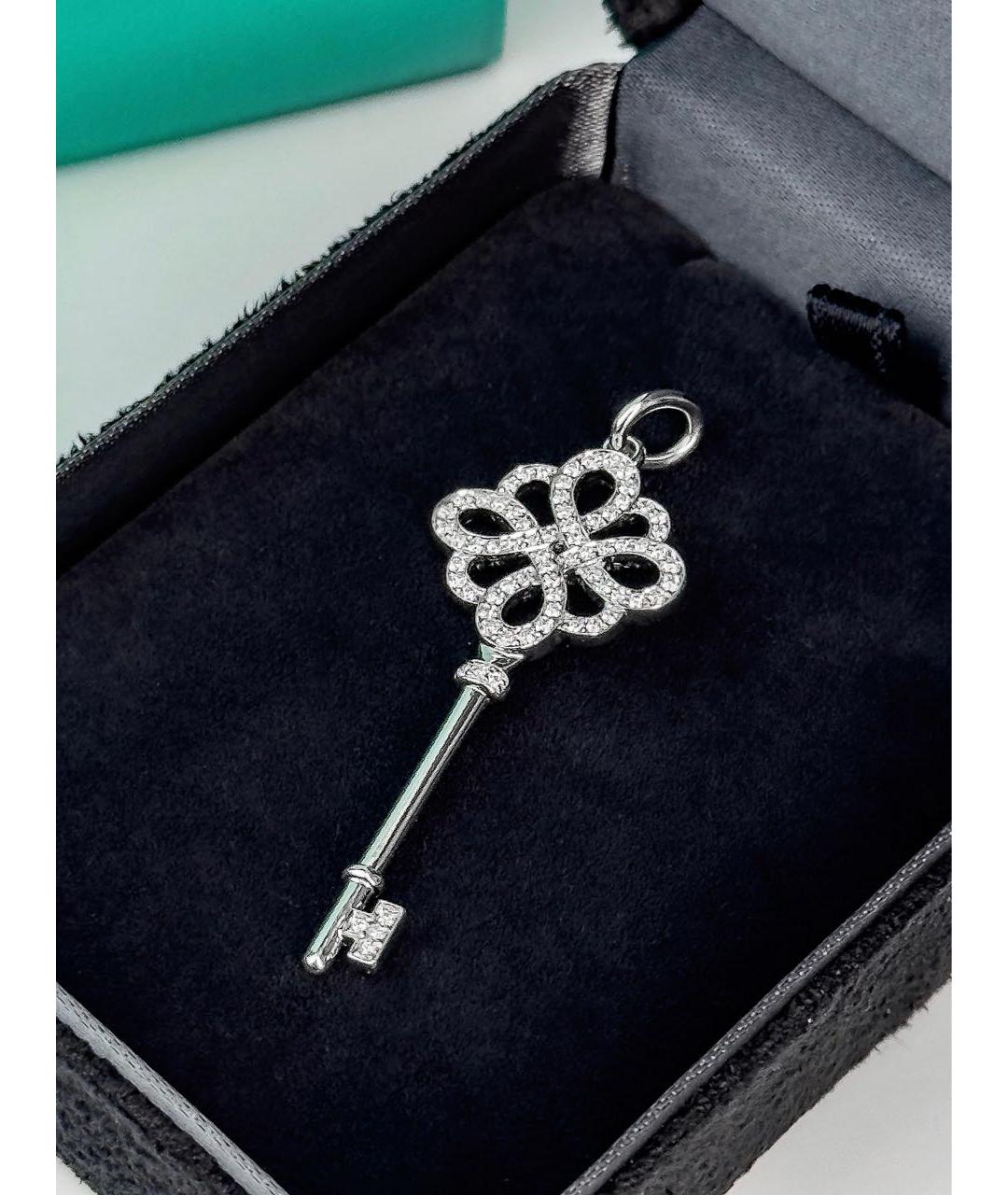 TIFFANY&CO Белый кулон из белого золота, фото 7