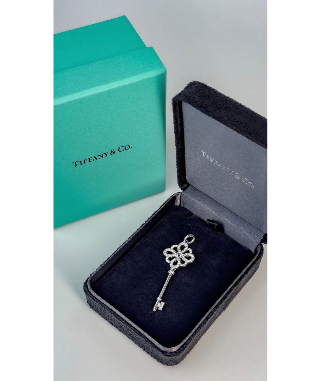 TIFFANY&CO Белый кулон из белого золота, фото 5