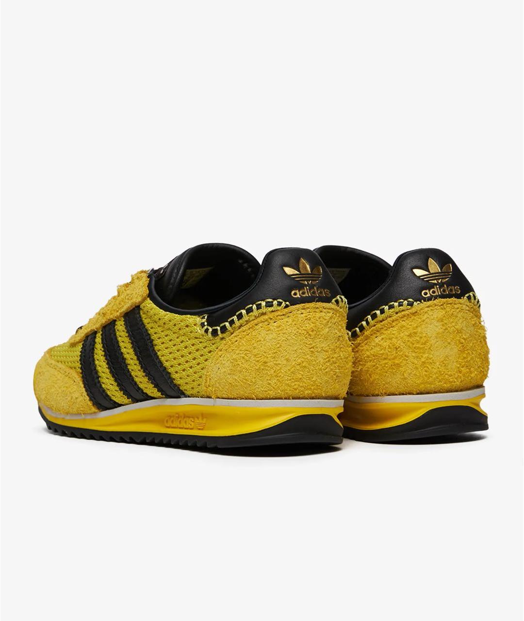 WALES BONNER Желтые замшевые низкие кроссовки / кеды, фото 3