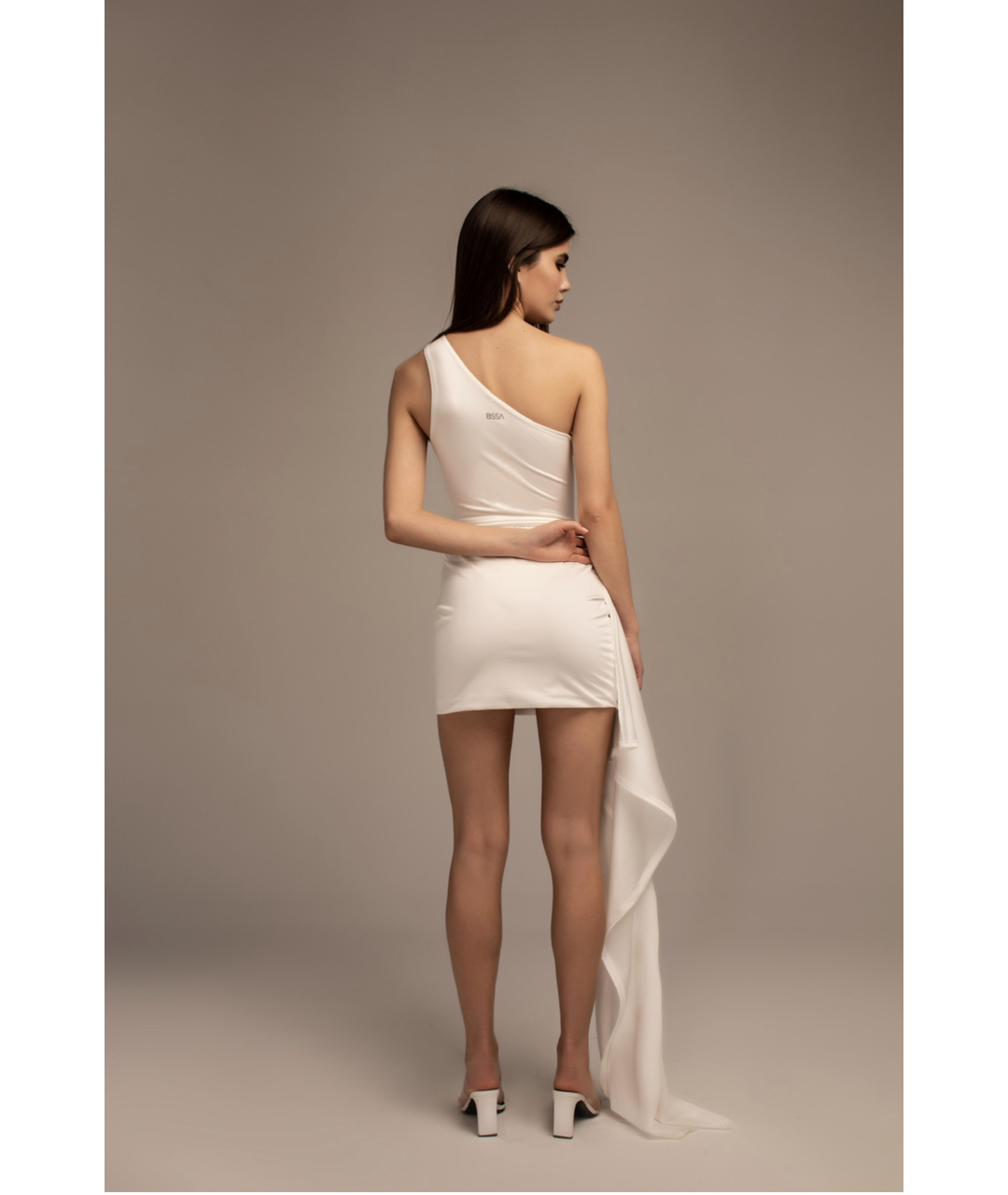 BSSA Белая юбка мини, фото 2