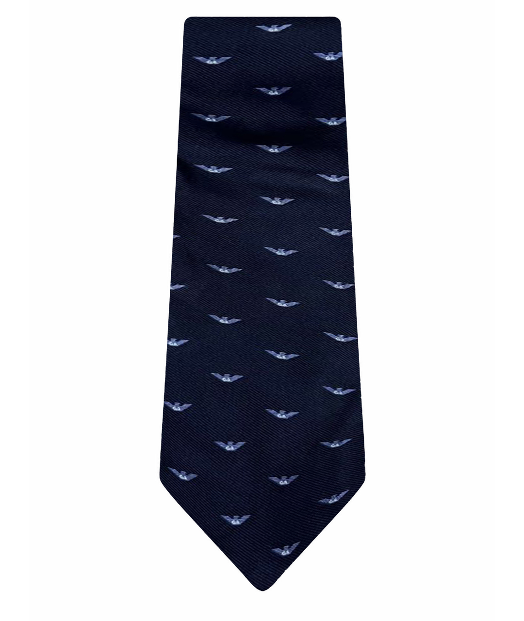 ARMANI JUNIOR Темно-синий шелковый галстук, фото 1