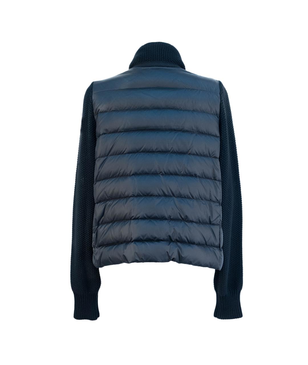 MONCLER Черная полиамидовая куртка, фото 2