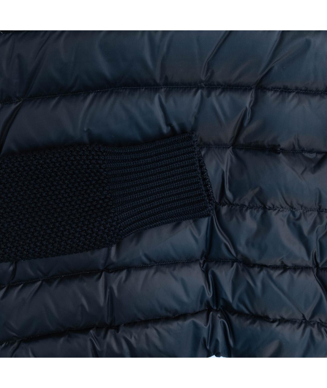 MONCLER Черная полиамидовая куртка, фото 5