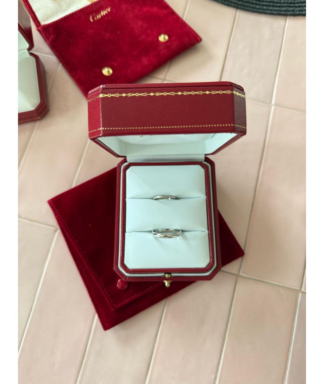 CARTIER Серебряное платиновое кольцо, фото 7