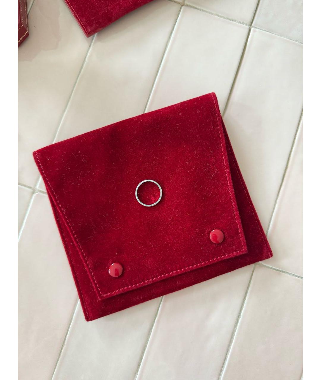 CARTIER Серебряное платиновое кольцо, фото 2