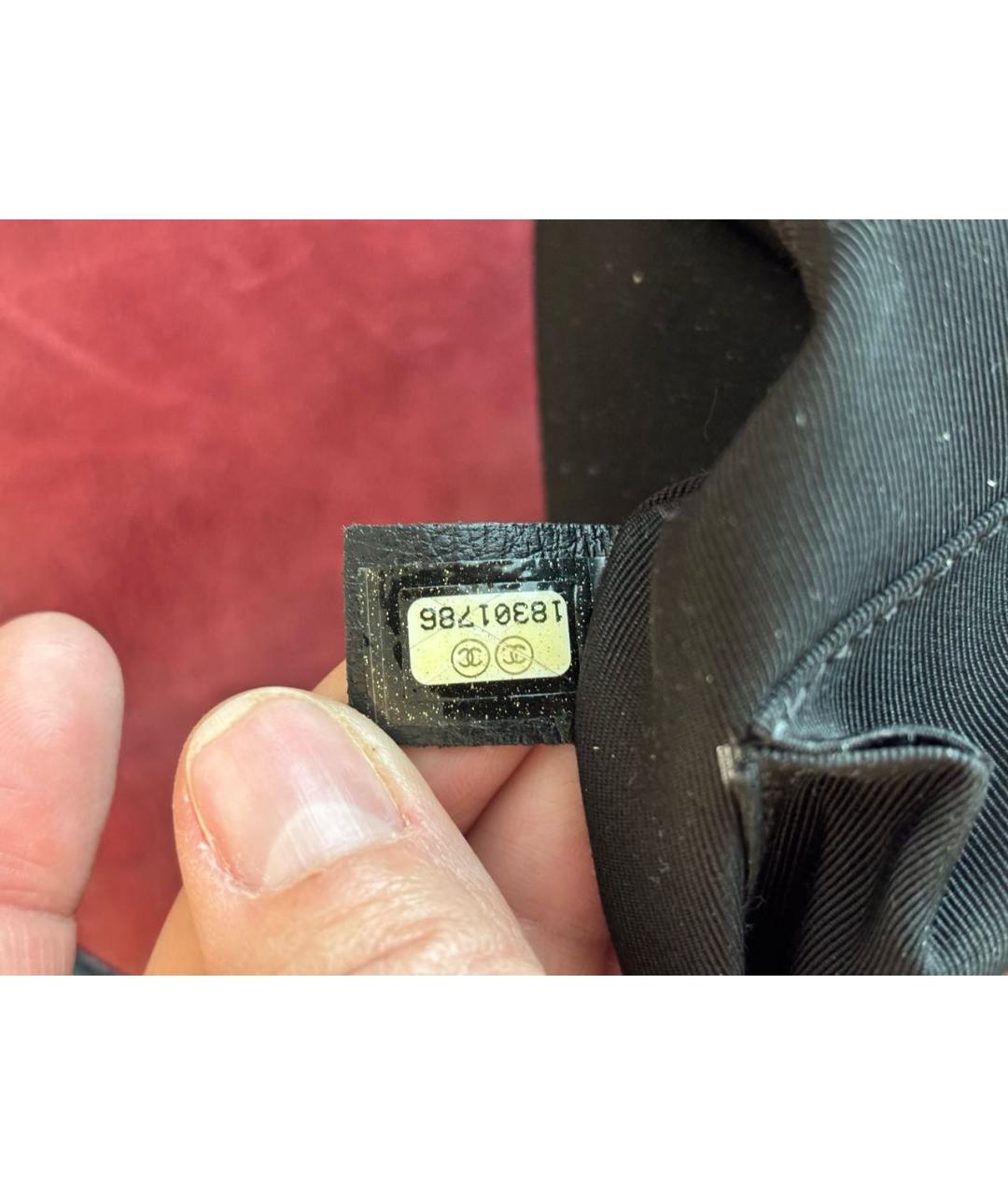 CHANEL Бордовая кожаная сумка через плечо, фото 8