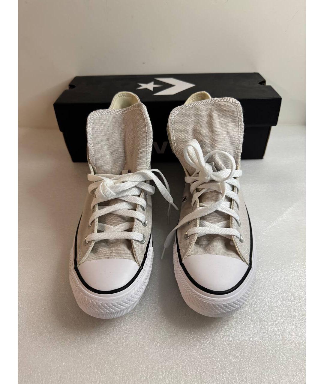 CONVERSE Белые текстильные кеды, фото 2