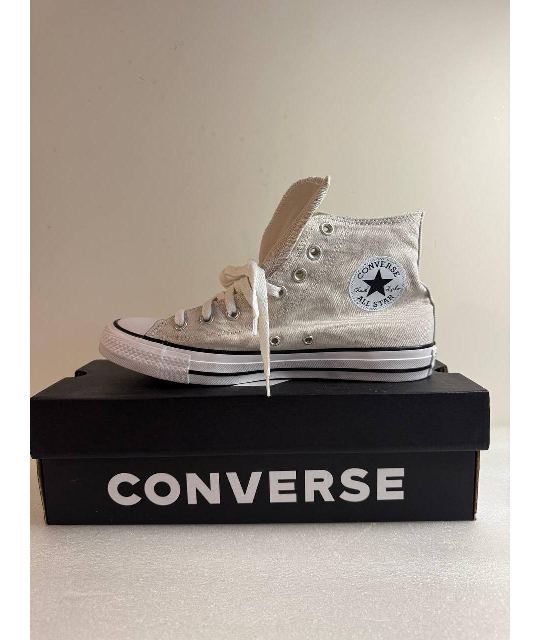 CONVERSE Белые текстильные кеды, фото 8
