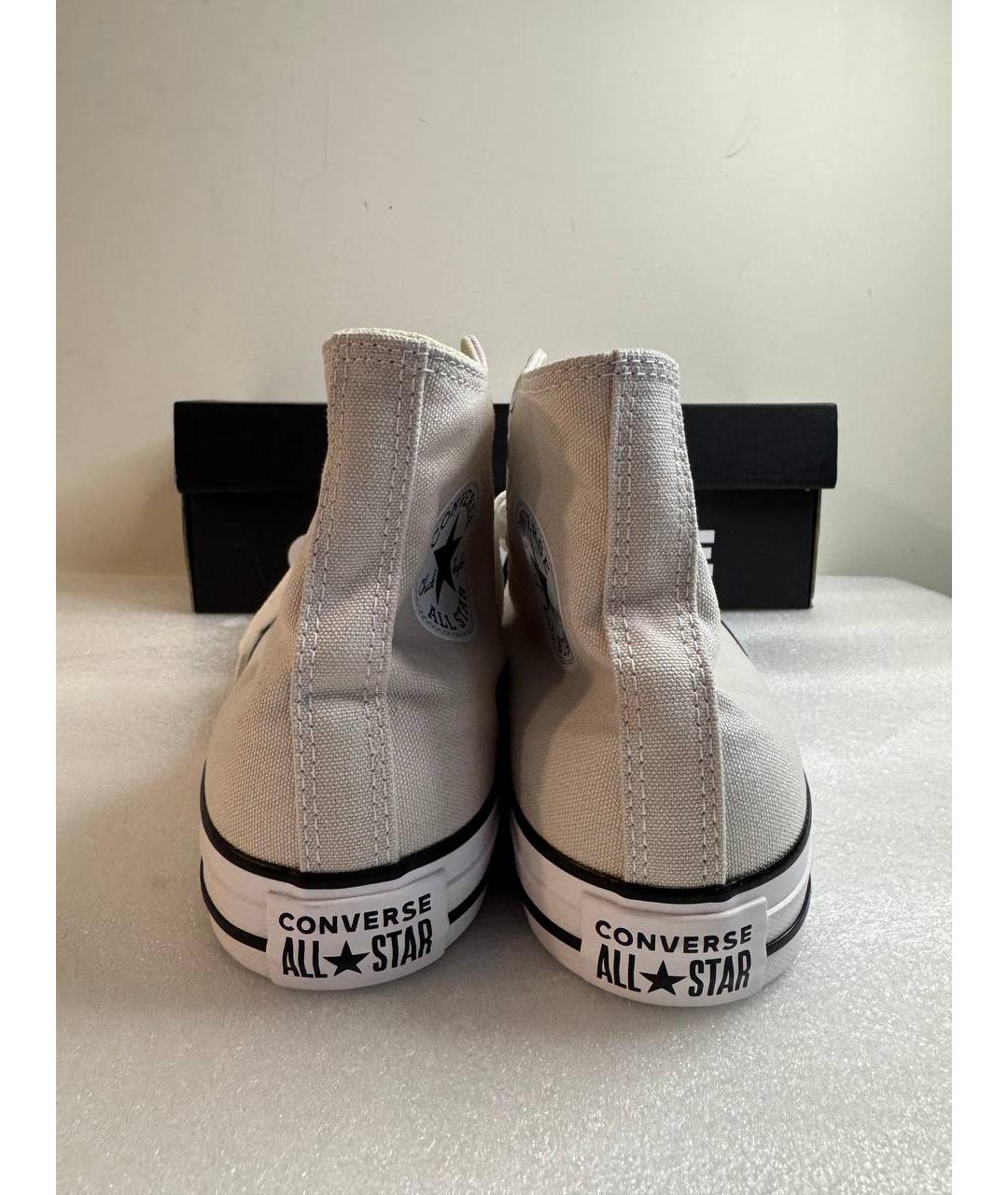 CONVERSE Белые текстильные кеды, фото 3