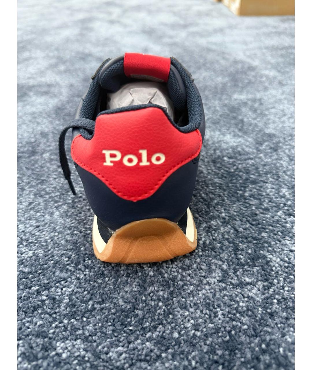 POLO RALPH LAUREN Темно-синие низкие кроссовки / кеды, фото 3