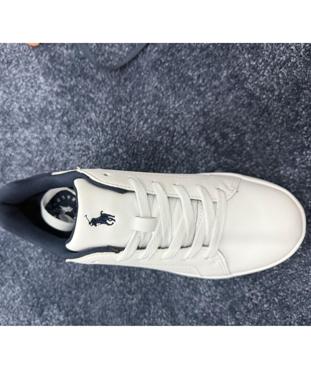 POLO RALPH LAUREN Белые низкие кроссовки / кеды, фото 2