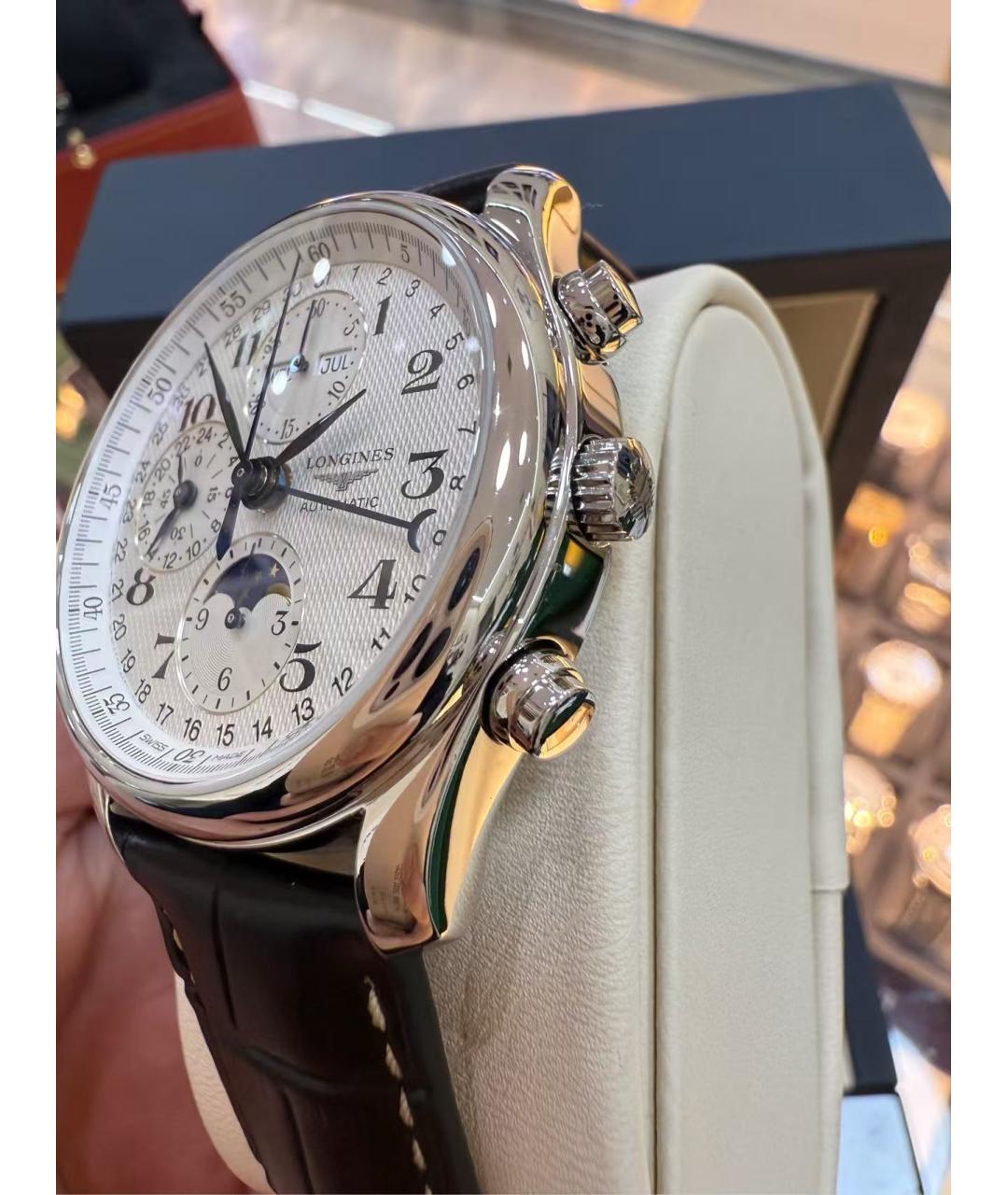 LONGINES Серебряные металлические часы, фото 5