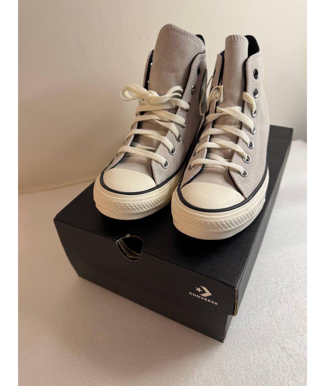 CONVERSE Белые текстильные кеды, фото 2