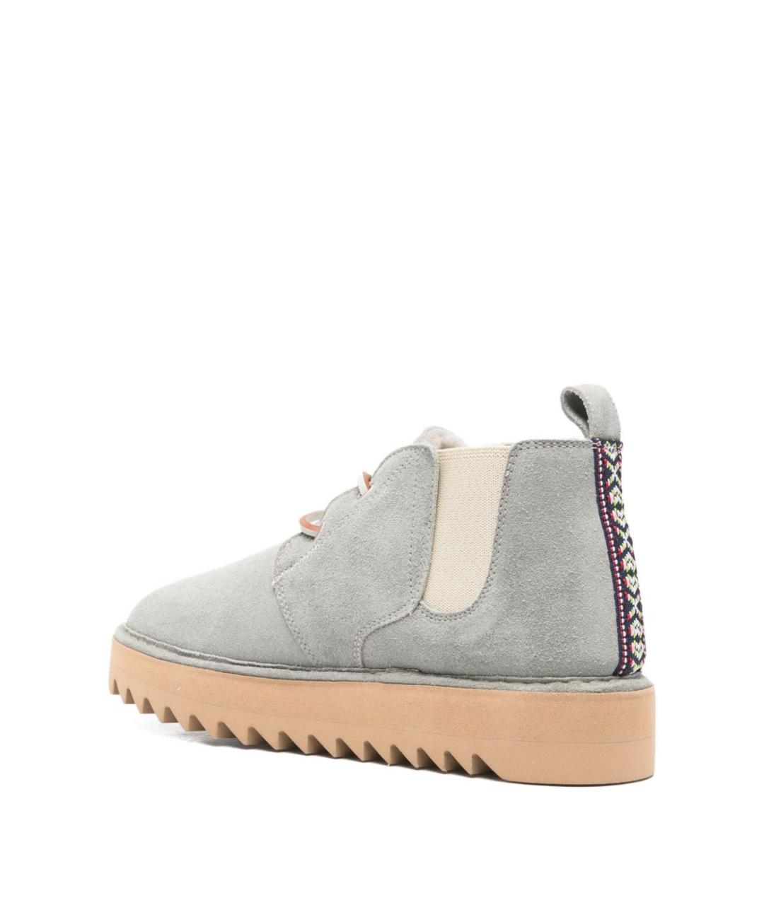 WOOLRICH Серые замшевые ботинки, фото 2