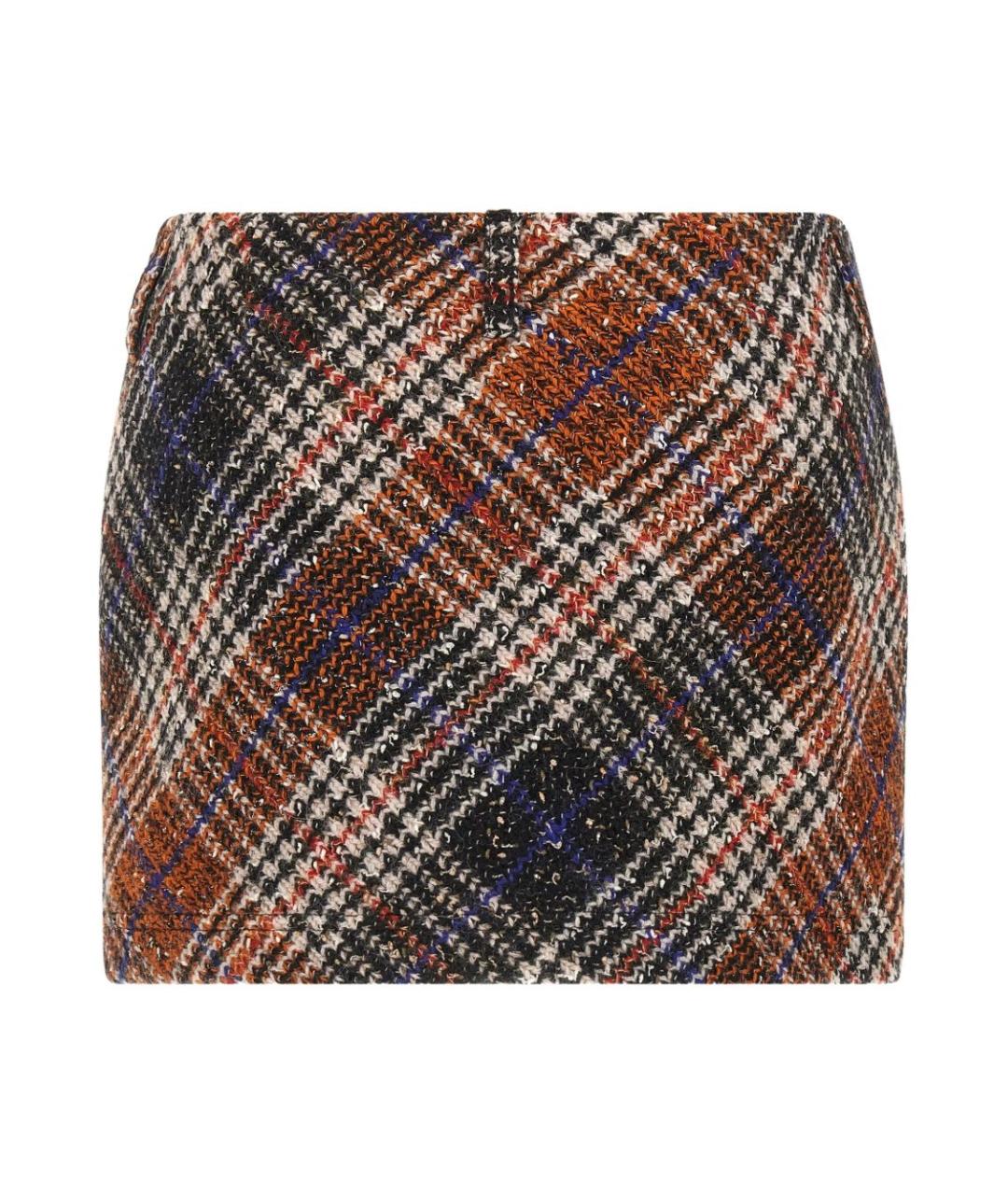 MISSONI Мульти шерстяная юбка мини, фото 2
