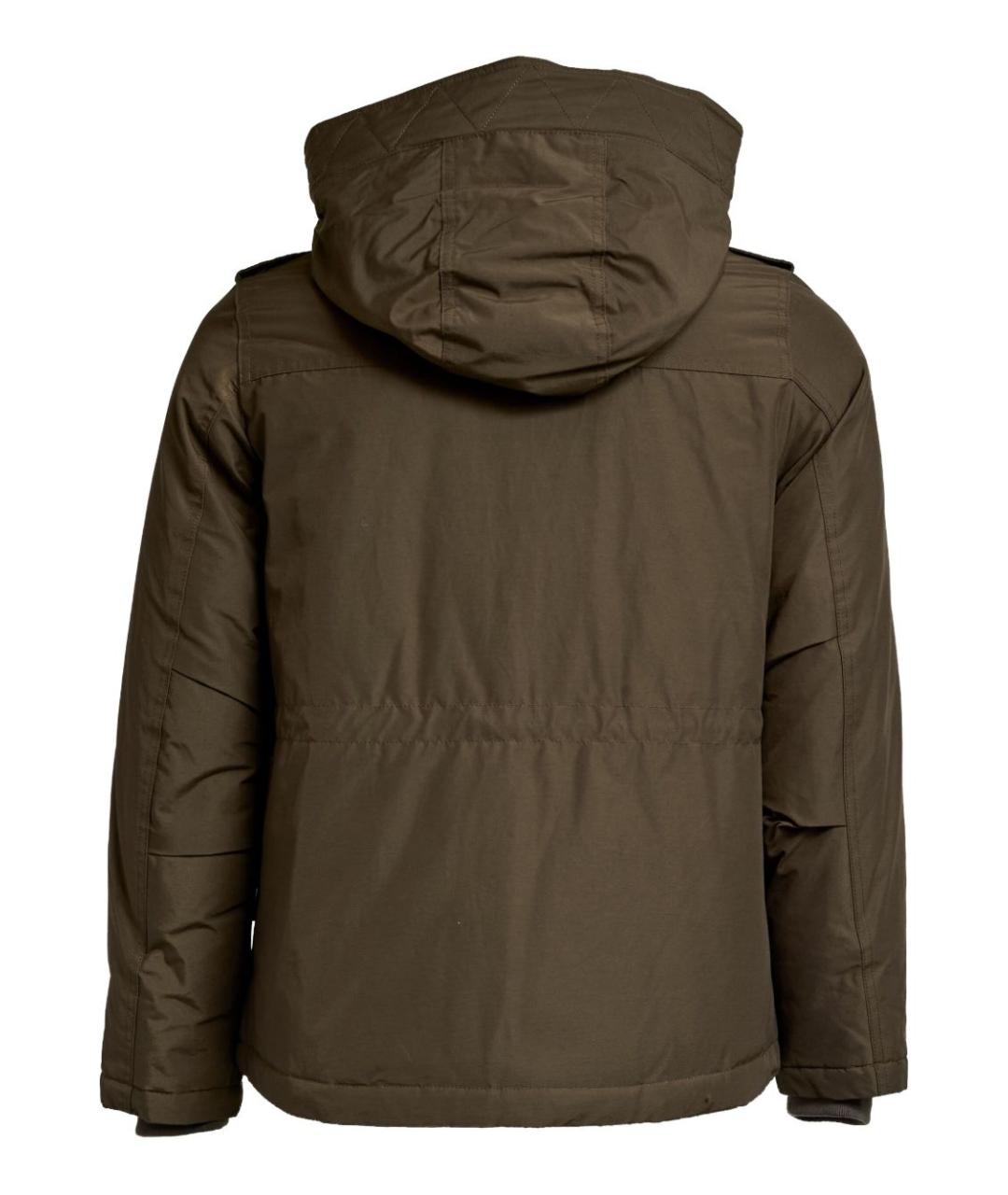 WOOLRICH Хаки хлопковая куртка, фото 3