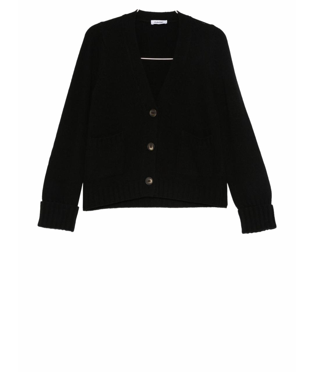 BASE Черный шерстяной кардиган, фото 1