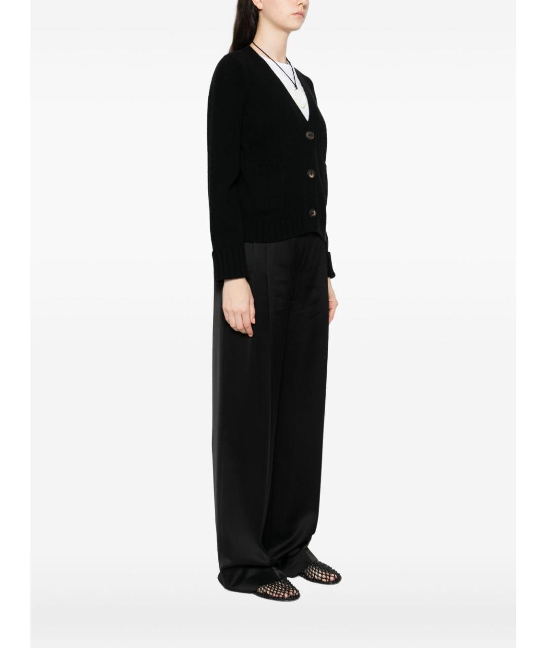 BASE Черный шерстяной кардиган, фото 3