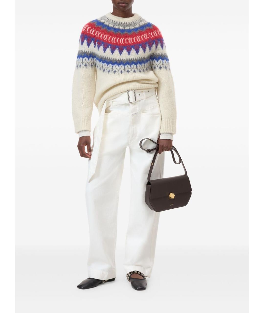 CLOSED Бежевый шерстяной джемпер / свитер, фото 6