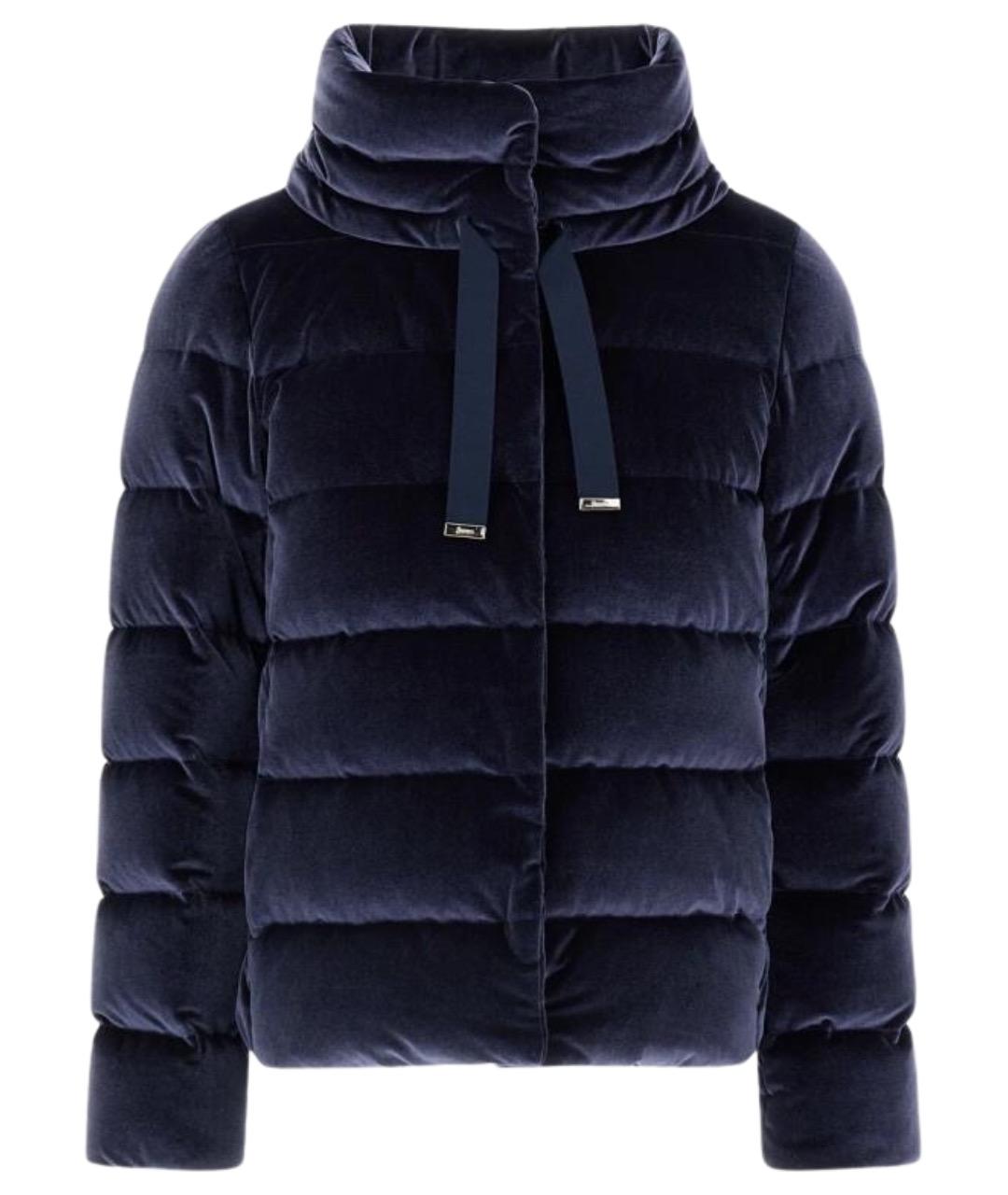 HERNO Синяя полиэстеровая куртка, фото 1