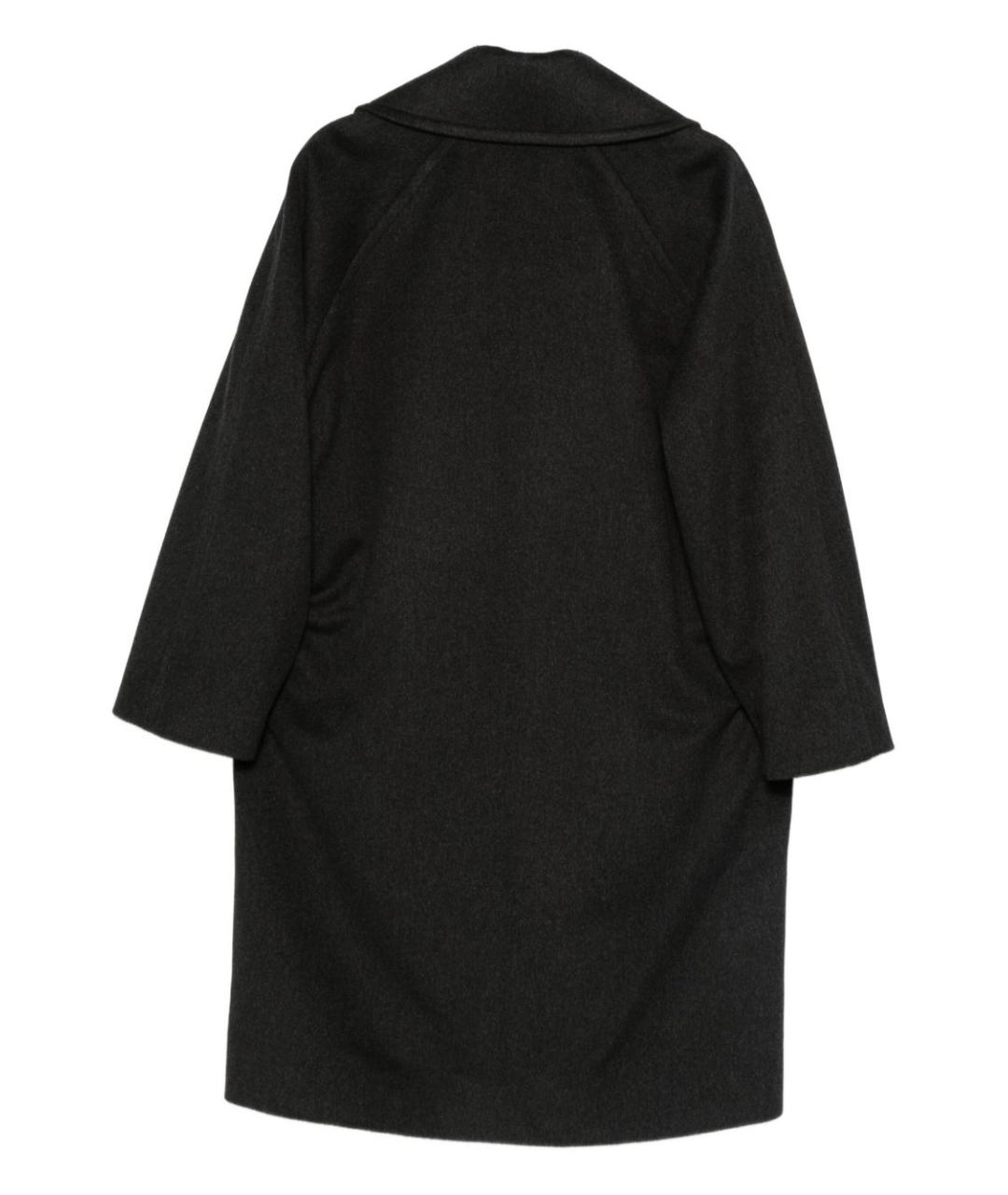 ALBERTO BIANI Черное шерстяное пальто, фото 3