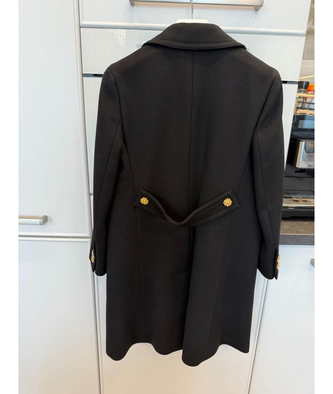 GUCCI Черное шерстяное пальто, фото 3