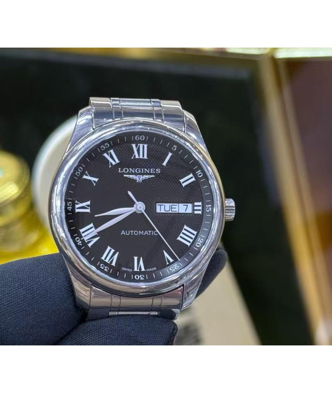 LONGINES Серебряные часы, фото 4