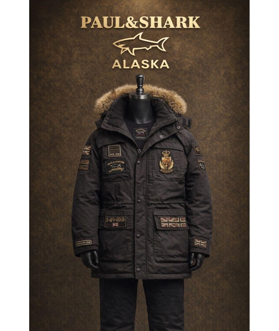 PAUL & SHARK Черный пуховик, фото 3