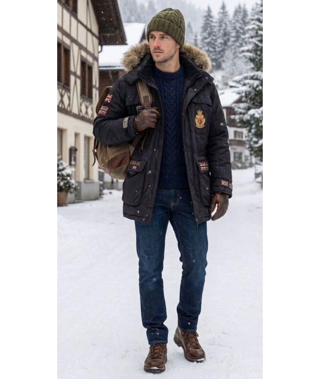 PAUL & SHARK Черный пуховик, фото 6