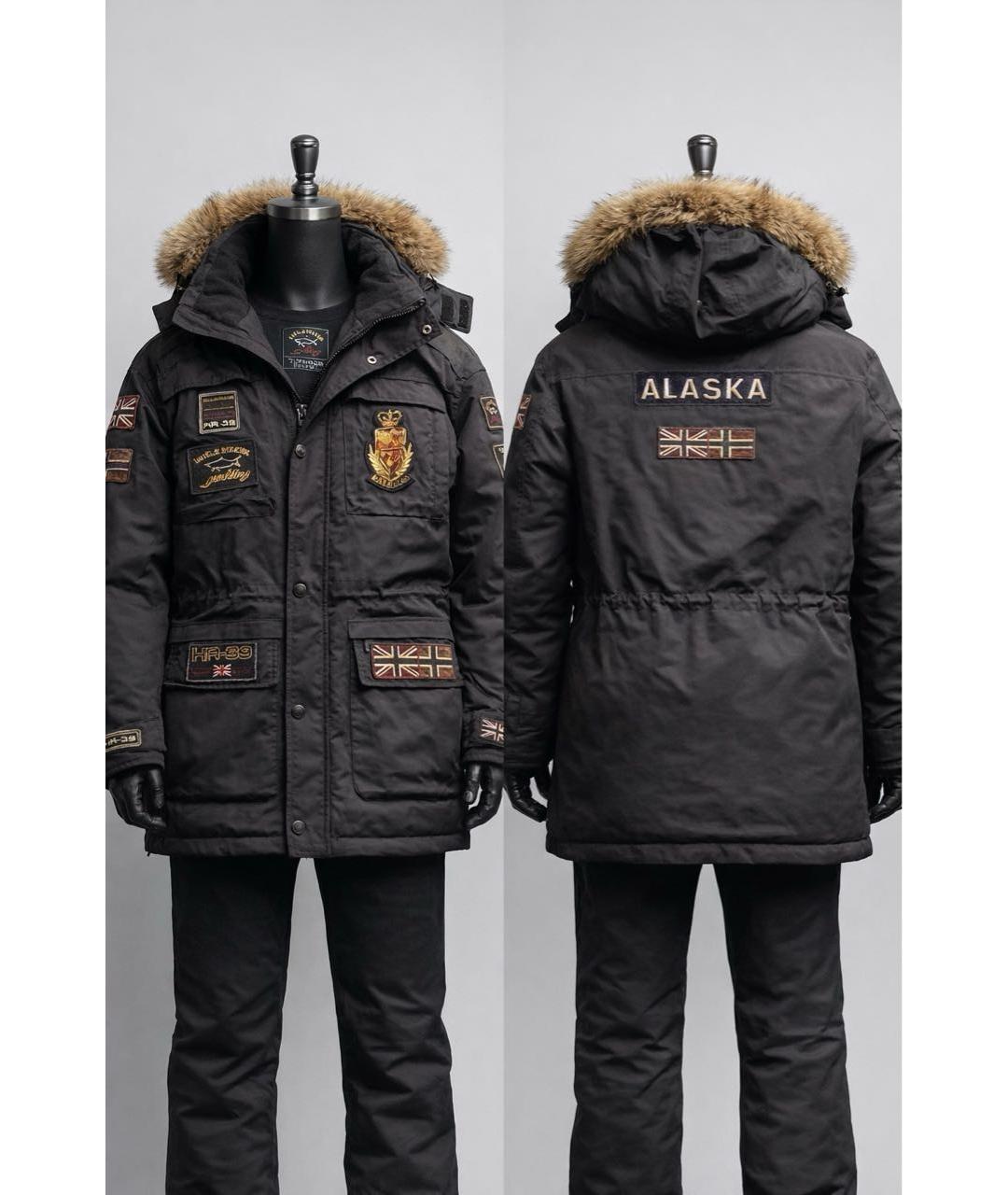 PAUL & SHARK Черный пуховик, фото 4