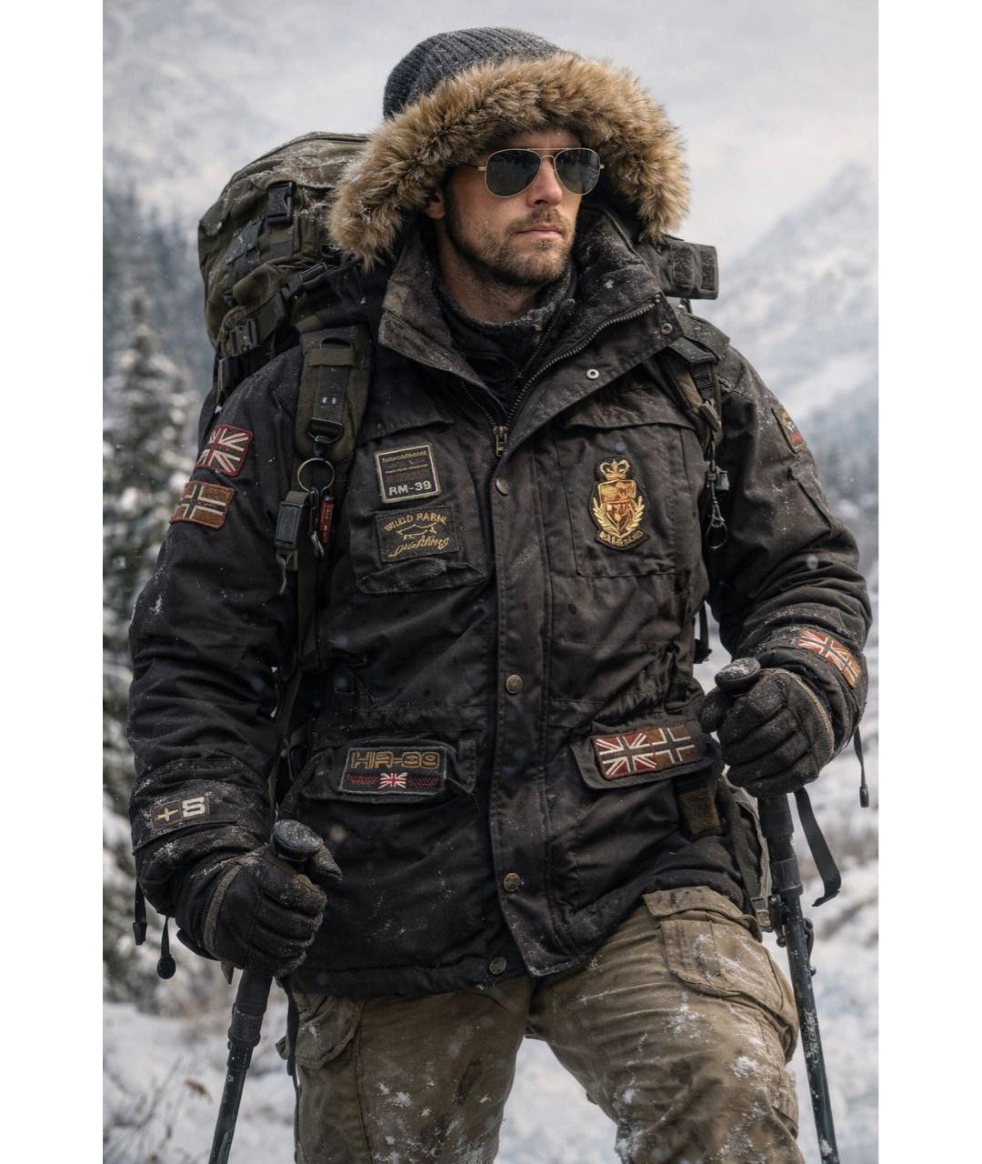 PAUL & SHARK Черный пуховик, фото 3